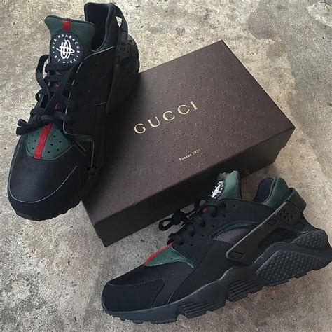 custom huarache x gucci|Gucci huaraches price.